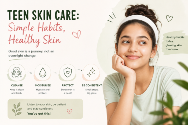 Teach your children (Teen) about skincare routine to keep skin healthy