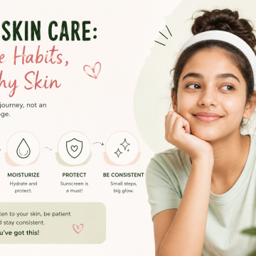 Teach your children (Teen) about skincare routine to keep skin healthy